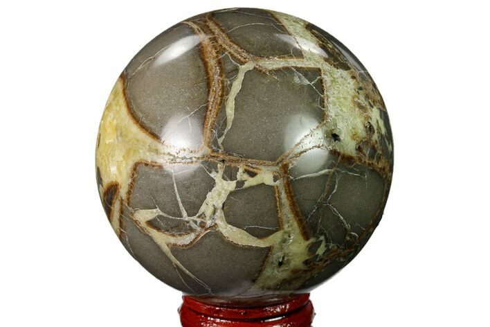 Polished Septarian Sphere - Utah #167620